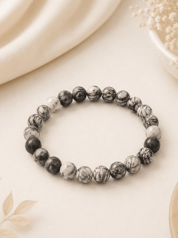 Black Picasso Jasper Bracelet