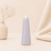 Blue Calcite Pencil Tower Point healing crystal for calmness, emotional healing, stress relief, communication, chakra balancing, and positive energy