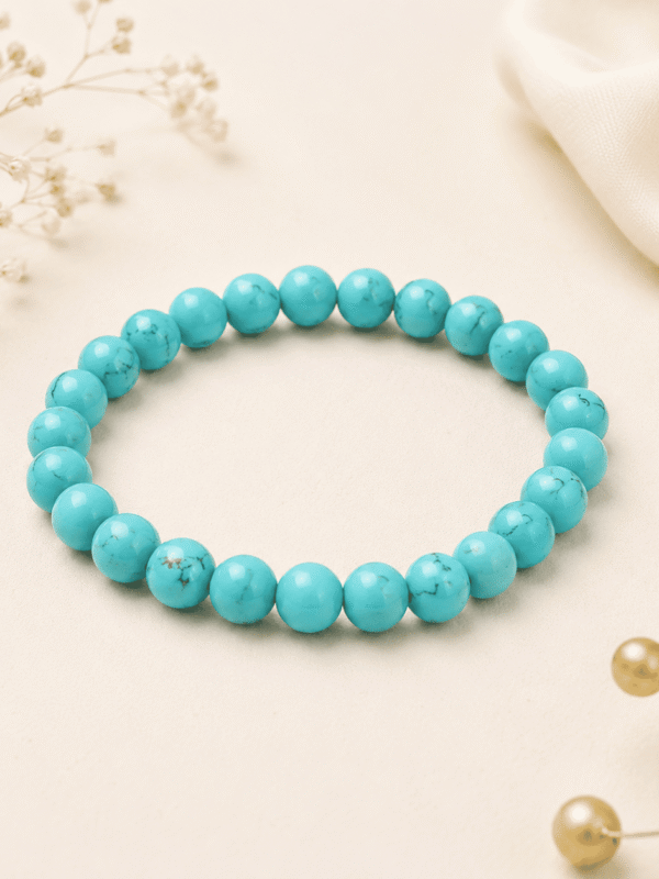 Blue Magnesite Turquoise Bracelet