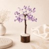 Natural Amethyst Gemstone Tree for calming energy, stress relief and spiritual healing vibrations