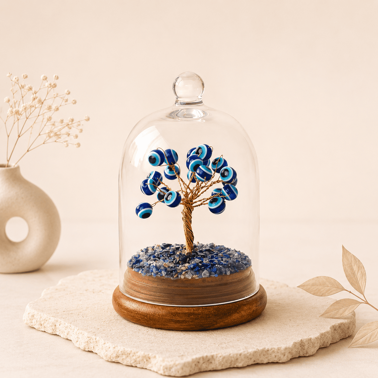 Natural Evil Eye Dome Tree for protection from negative energy, evil eye shielding and positive vibrations
