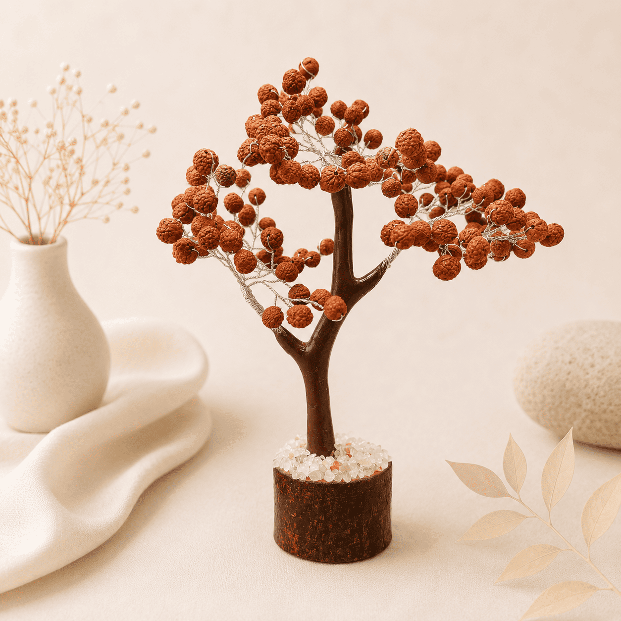 Natural Five Mukhi Indonesian Rudraksha Tree for peace, meditation, stress relief and spiritual growth energy