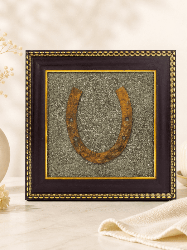 Ghode Ki Naal on Raw Pyrite Frame