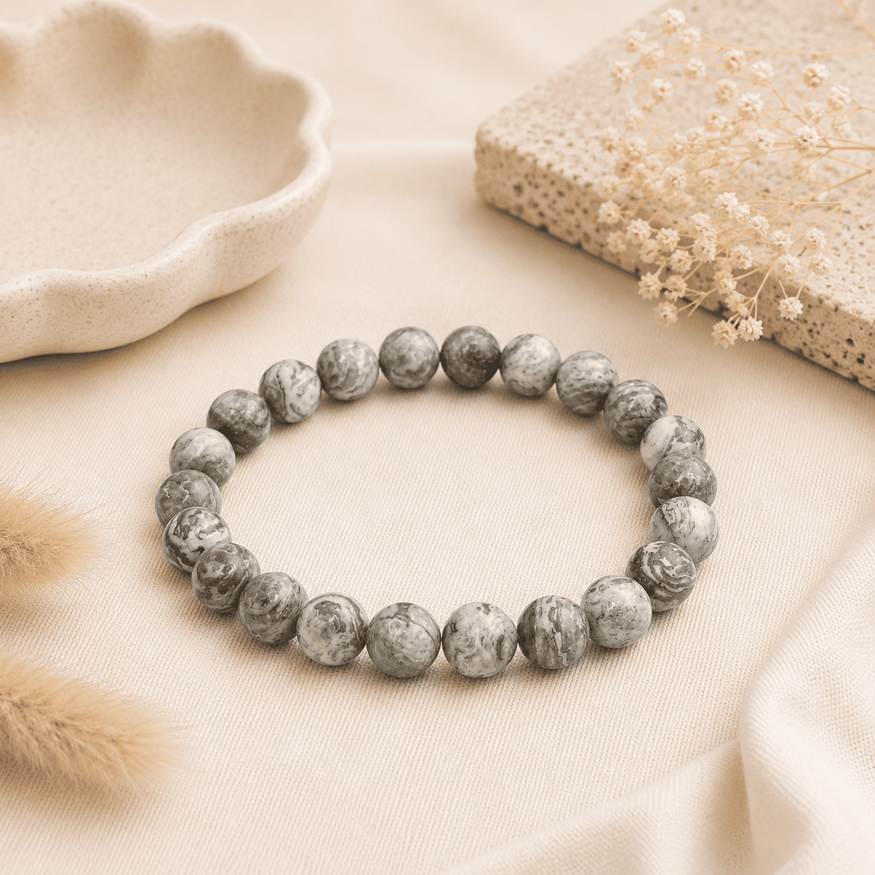 Grey Jasper Bracelet