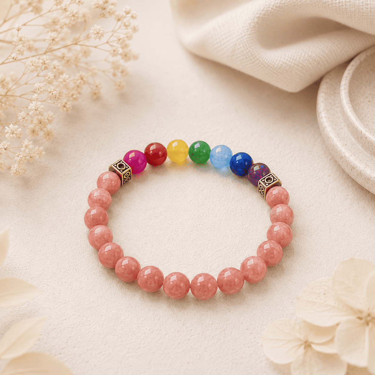 Jasper 7 Chakra Bracelet