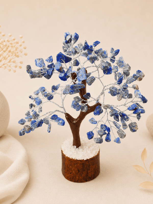 Natural Lapis Lazuli Gemstone Tree for wisdom, truth, intuition and spiritual growth energy