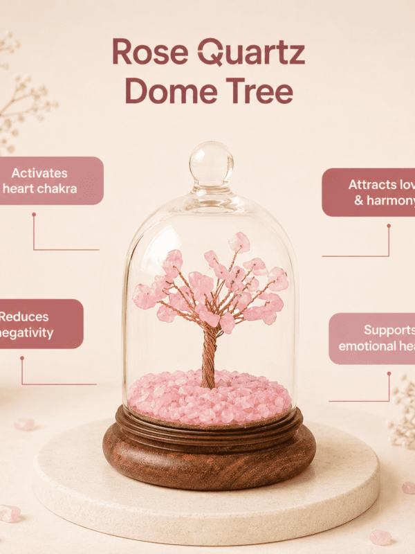 Natural Love Attraction Dome Tree for romance, relationship harmony and positive love energy flow