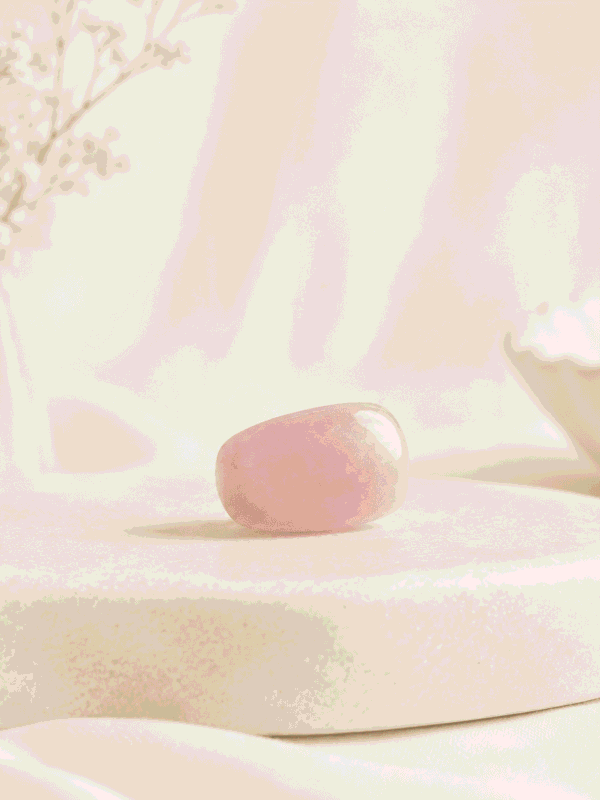 Love Attraction Tumble Stone crystal for love manifestation, relationship harmony, emotional healing, heart chakra balancing, and positive energy