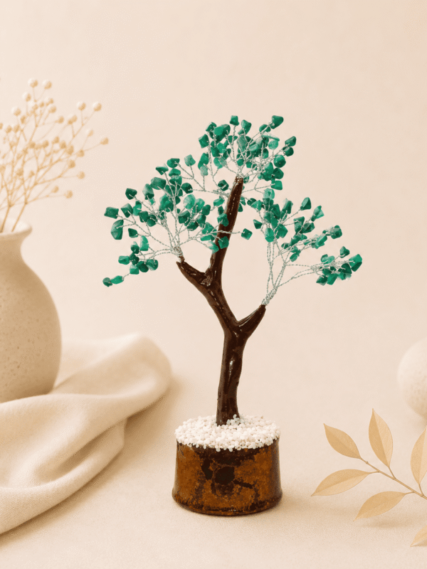 Natural Malachite Gemstone Tree for transformation, protection, emotional healing and positive energy flow