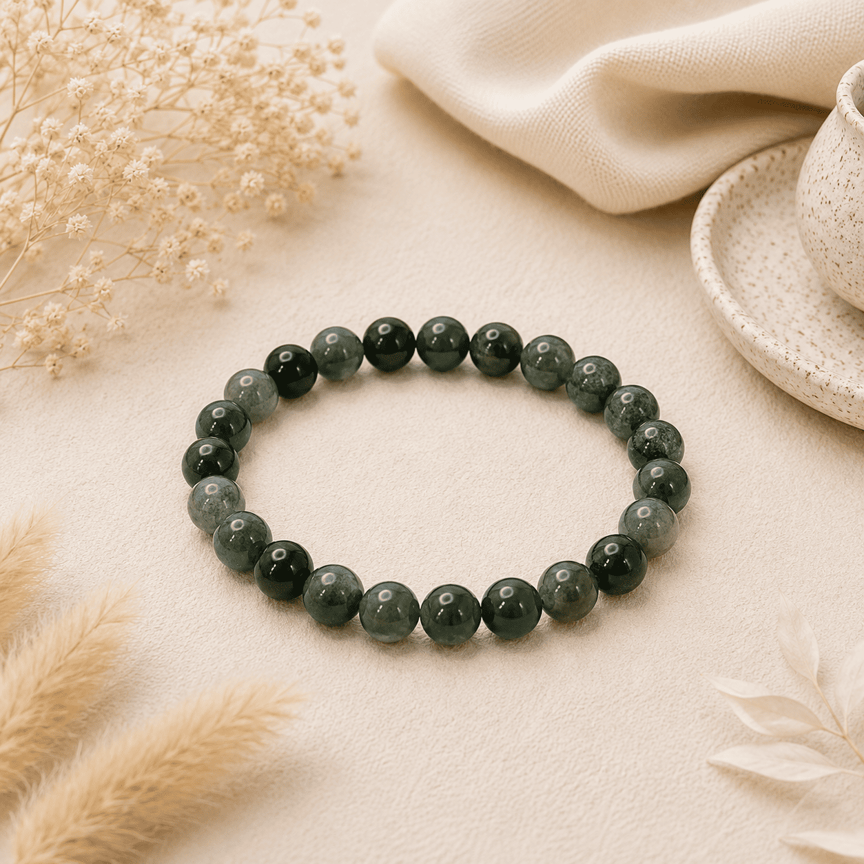 Moss Agate Bracelet