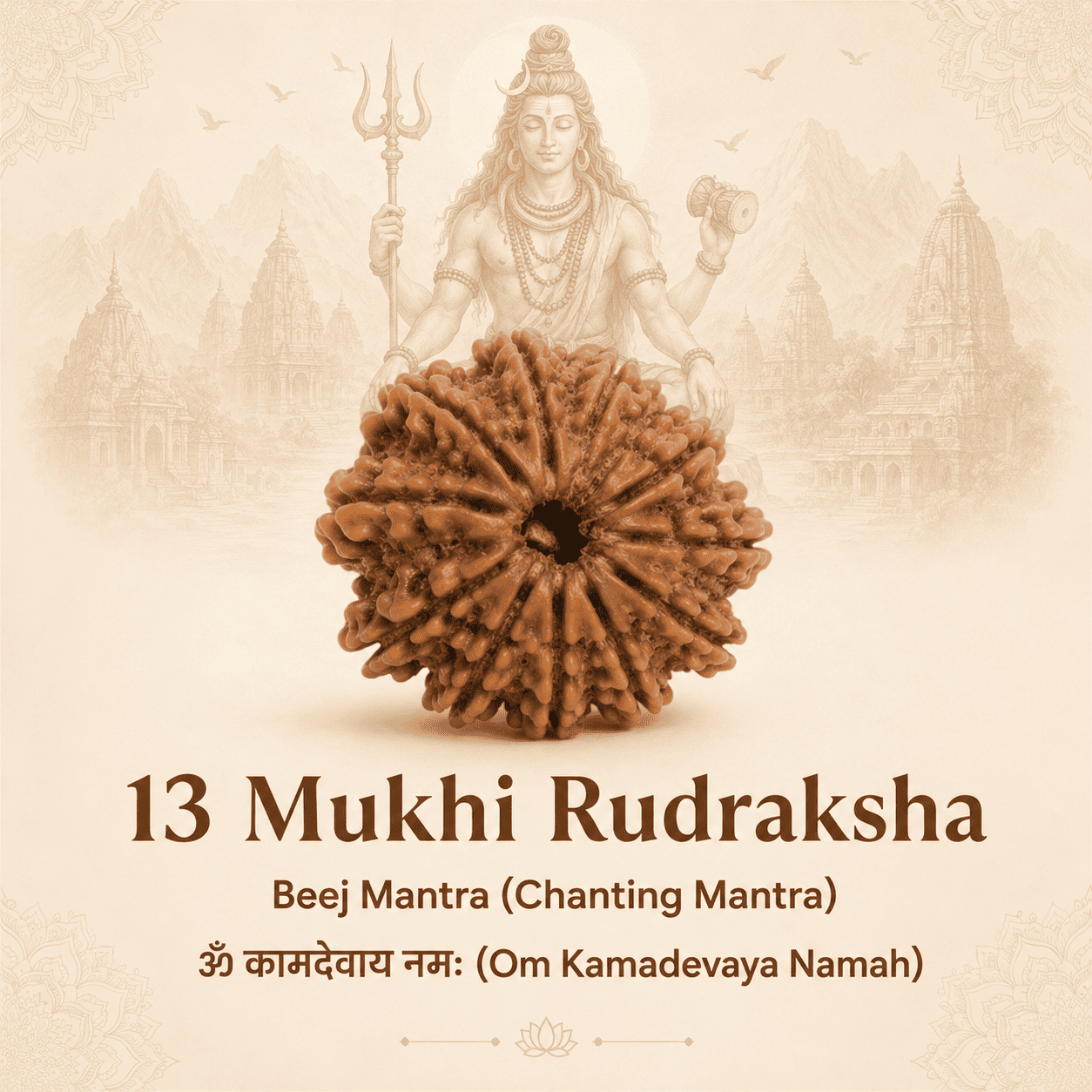 Nepal Origin 13 Mukhi Rudraksha - Image 2