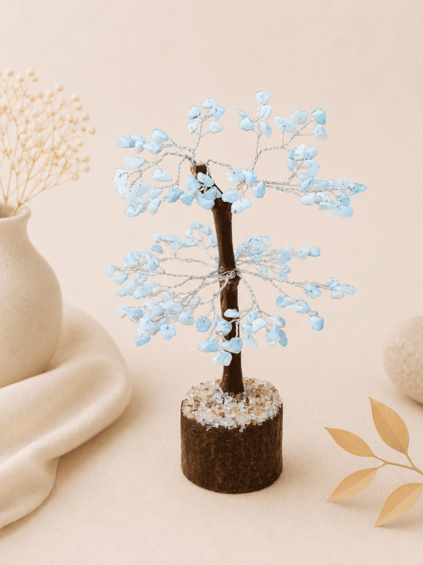 Natural Opalite Gemstone Tree for calming energy, emotional balance, peace and spiritual healing vibrations