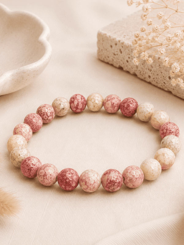 Pink Llanite Bracelet