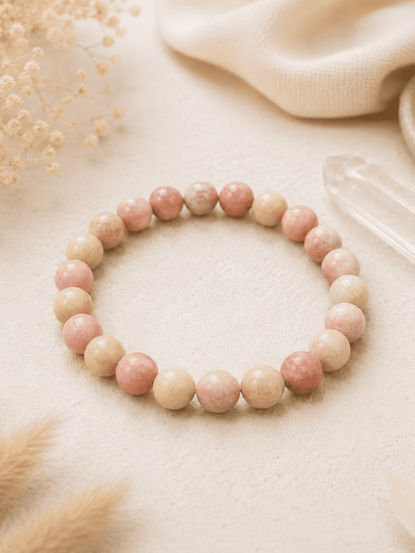 Pink Rhodonite Bracelet