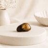 Natural Tiger Eye Tumble Stone crystal for confidence, protection, success, grounding, focus, and positive energy healing