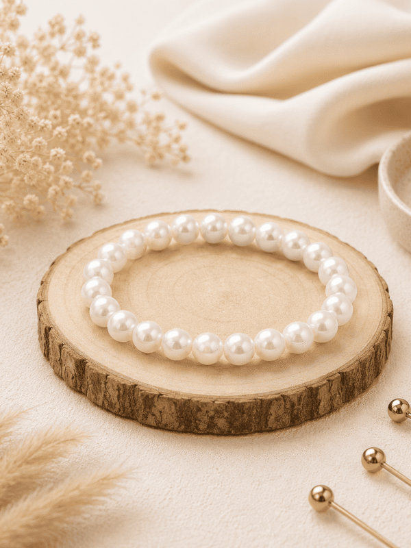White Pearl Bracelet