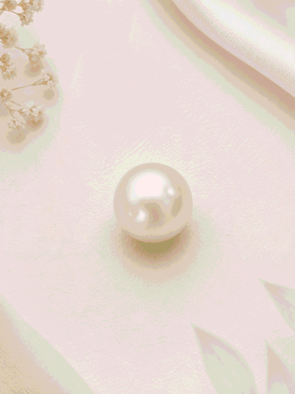 Natural White Pearl Gemstone (Moti) certified pearl stone for astrology, Moon (Chandra) strengthening, peace and emotional balance