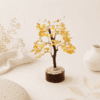 Natural Yellow Citrine Gemstone Tree for wealth attraction, prosperity, success and positive energy flow